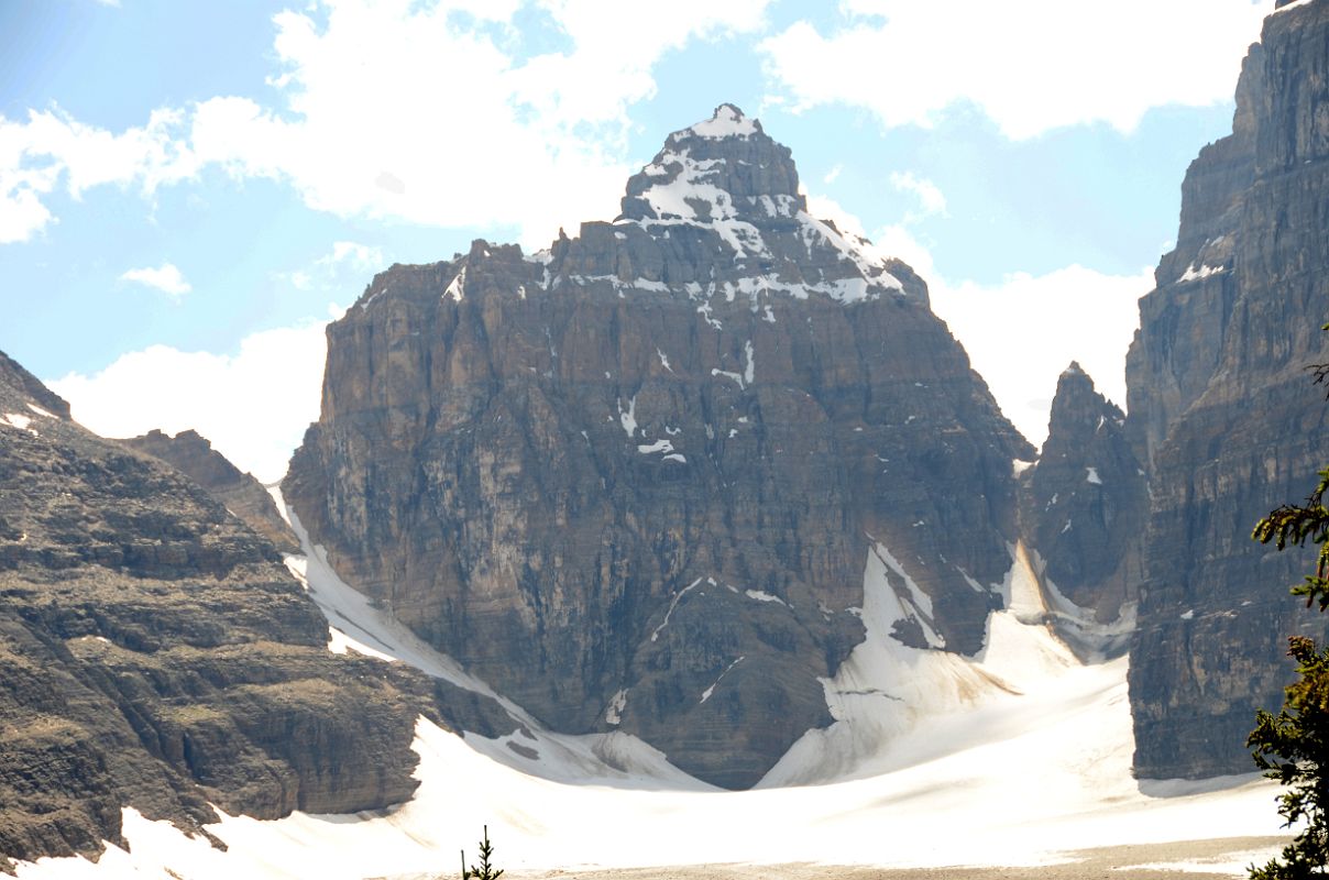 17 The Mitre Close Up From Just Before The Plain Of Six Glaciers Teahouse Near Lake Louise